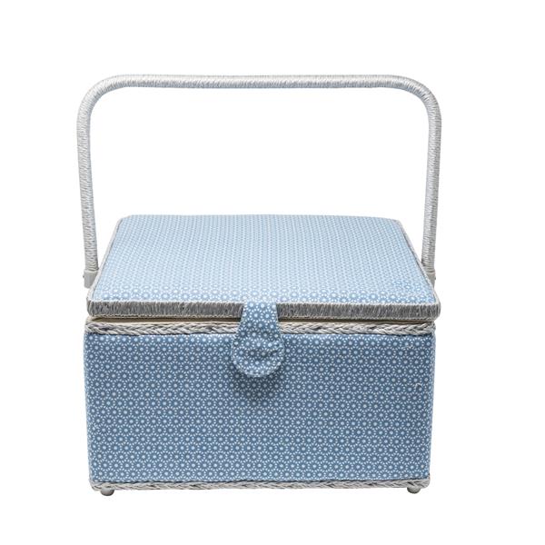 Korbond Blue Geo Extra Large Sewing Basket - 884025